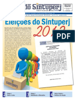Eleições Sintuperj definirão diretoria 2012-2014