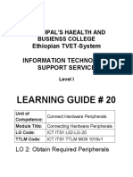 Learning Guide # 20: Ethiopian TVET-System Information Technology Support Service