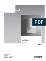 Ecotec Pro 24 28 Operating Instructions