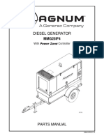 Generac Mobile Products - Manual Parts - Diesel Generator MMG25