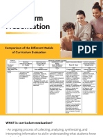 GROUP 3 Presentation Models of Curriculum Evaluation