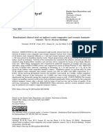 Randomized Clinical Trial On Indirect Resin Composite and Ceramic Laminate Veneers - Up To 10-Year Findings