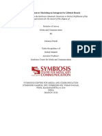 Dissertation Submitted To The Symbiosis (Deemed) University in Partial Fulfillment of The Requirements For The Award of The Degree of