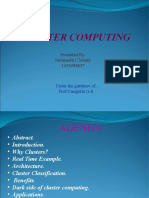 Cluster Computing: Presented By, Navaneeth.C.Mouly 1AY05IS037