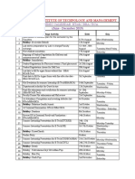 St. Andrews Institute of Technology and Management: Academic Calendar: Btech / Bba / Bca