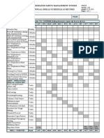 Annual Drills Schedule & Record: Intergrated Safety Management System VS-12