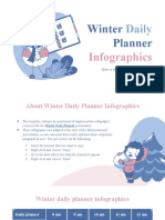 Winter Daily Planner Infographics by Slidesgo