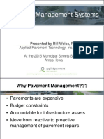 Pavement Management Systems: Applied Pavement Technology, Inc. (Aptech) at The 2015 Municipal Streets Seminar Ames, Iowa