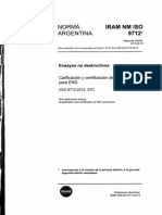 IRAM NM ISO 9712 2014 - 2°ed - Calificación y Certificación Del Personal para END