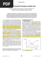 Applying Economic Principles To Health Care: Special Issue