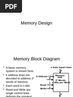 Main Memory Design