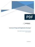 Internet of Things (Iot) Application Developer: Externship Program Course Content