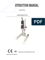 SCILOGEX D-500 Homogenizer Manual - En.es