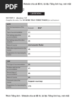 IELTS Reading - and Listening Task