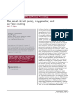 The Small Circuit Pump Oxygenator and Surface Coat