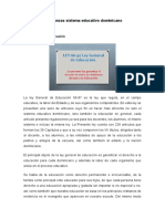 Ordenanzas Sistema Educativo Dominicano