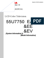 TSB 55U7750 Service Manual