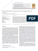 Influence of Silica Fume On The Desiccation Cracks of Compacted Clayey Soilsl