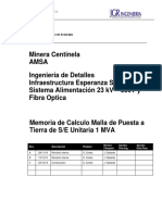 JGR-GP-4530031208-131-E-CS-004 - 0 M. Calculo Malla de Puesta A Tierra