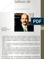 Carlos Salinas de Gortari, economista y presidente de México 1988-1994