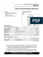 400V/7A Switching Regulator Applications: Package Dimensions Features