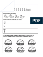 Compre ovos em cestas para completar uma dúzia