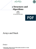 Data Structures and Algorithms: CS3007 CEN2018