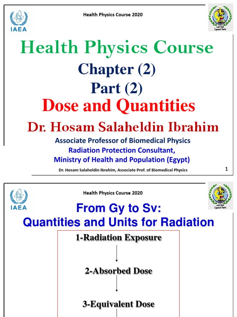Understanding Absorbed Dose in Radiation | PDF | Absorbed Dose ...
