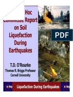 Eeri Ad Hoc Committee Report On Soil Liquefaction During Earthquakes