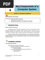 Unit 4 Components of Computer System