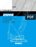 Hydraulic Crawler Crane: Model: CKE2500G