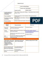 Lesson Plan Maths 7 - 1