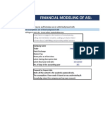 FINANCIAL MODEL OF ASIAN PAINTS