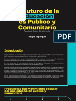  Presentacion en Comisión sobre Derechos Fundamentales de la Convención Constitucional_El Futuro Es Publico y Comunitario