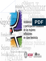 Incidencia Política y Participación Ciudadana de Las Mujeres