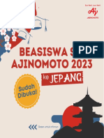 Beasiswa S2 Ajinomoto 2023