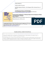 Environmental Application of Chitosan Re