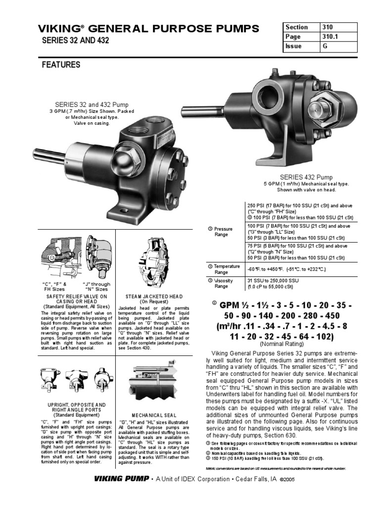 Viking Pump Catalog Pump Horsepower Prueba gratuita de 30 días