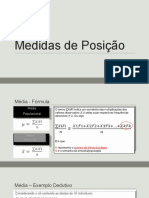 Medidas de Posição