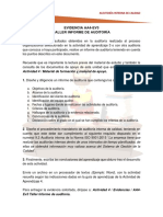 Evidencia Aa4-Ev3 Taller Informe de Auditoría: Actividad 4 / Material de Formación y Material de Apoyo