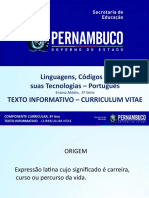 Texto Informativo Currilum Vitae.