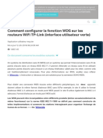 Comment Configurer La Fonction WDS Sur Les Routeur