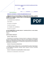 Ley de Promoción de La Banda Ancha y Construcción de La Red Dorsal Nacional de Fibra Óptica