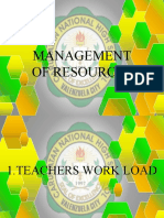 Teacher Resource Management