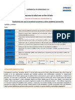 Ficha #1 de CyT de 2do Explicamos Por Qué Se Produce La Anemia y Cómo Podemos Prevenirla