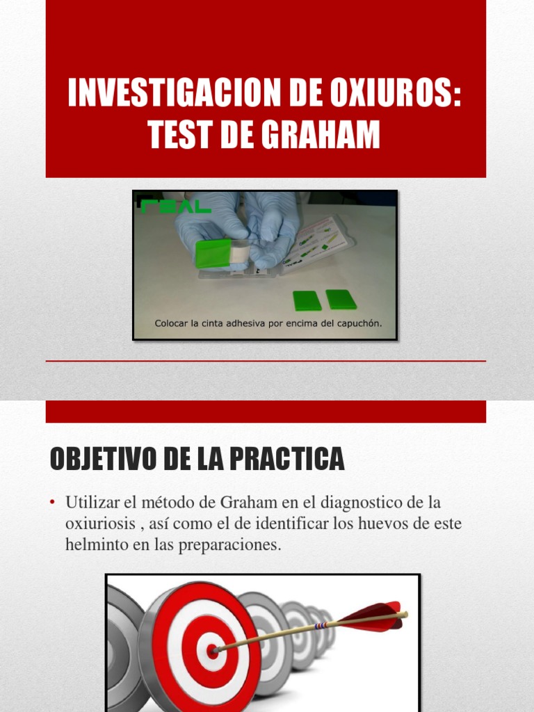 Diagnóstico de Oxiuriasis: Test de Graham | PDF | Hogar, jardinería y ...