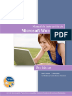0075 Manual de Instruccion de Microsoft Word 2013 Basico
