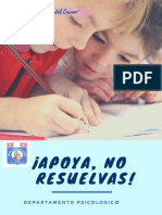 Póster Cita Escuela Amarillo Hogar