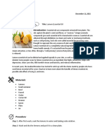 Landingin, Ryan Angelo T - BSCE-1D - Essential Oil Lab Report