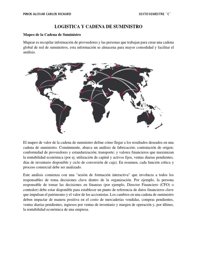 Mapeo Efectivo de la Cadena de Suministro | PDF | Logística | Business